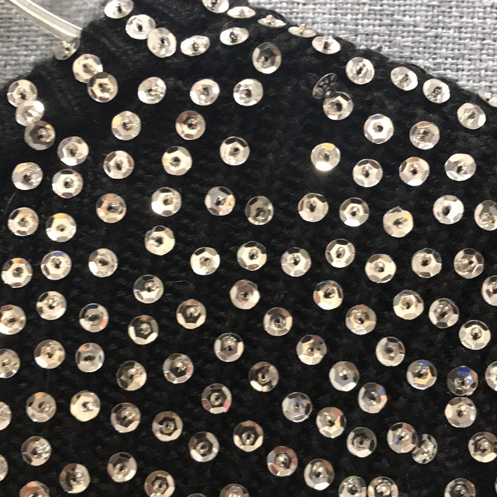 Sequin Sweater Jacket - Picture 6 of 7